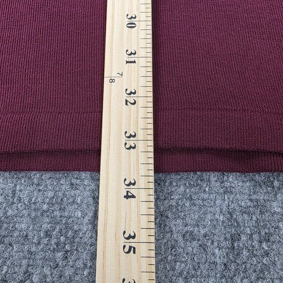 Polo Ralph Lauren Sweater Mens 2XLT Burgundy Estate Rib 1/4 Zip Knit Pullover - Picture 7 of 16